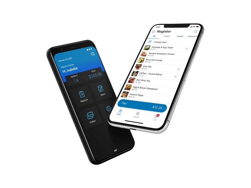 talech Mobile app on phones