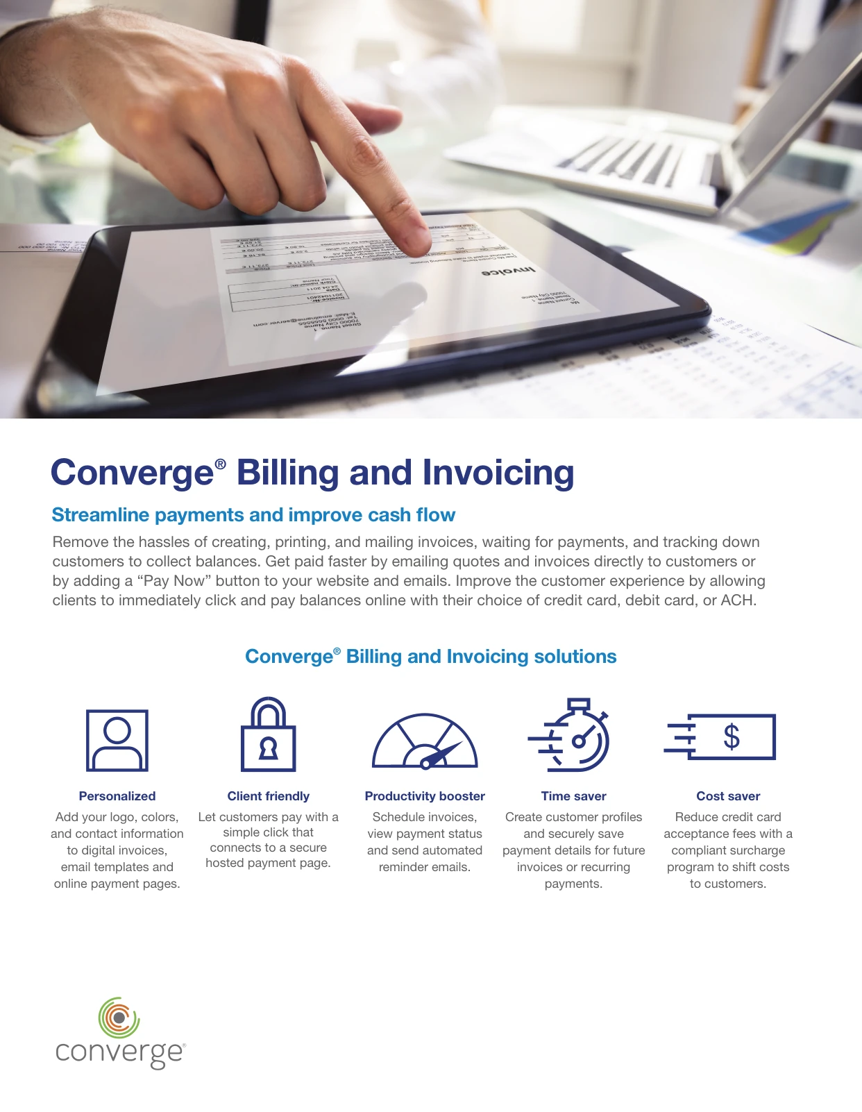 Converge Billing & Invoicing — Page 1 preview